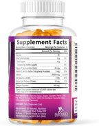 Collagen Gummies - 2500mcg Biotin Per Serving - Complete Collagen Supplement with Hydrolyzed Peptides Type I & III, Biotin, Zinc, & Vitamin C - Hair, Skin, & Nail Support Women & Men - 60 Gummies