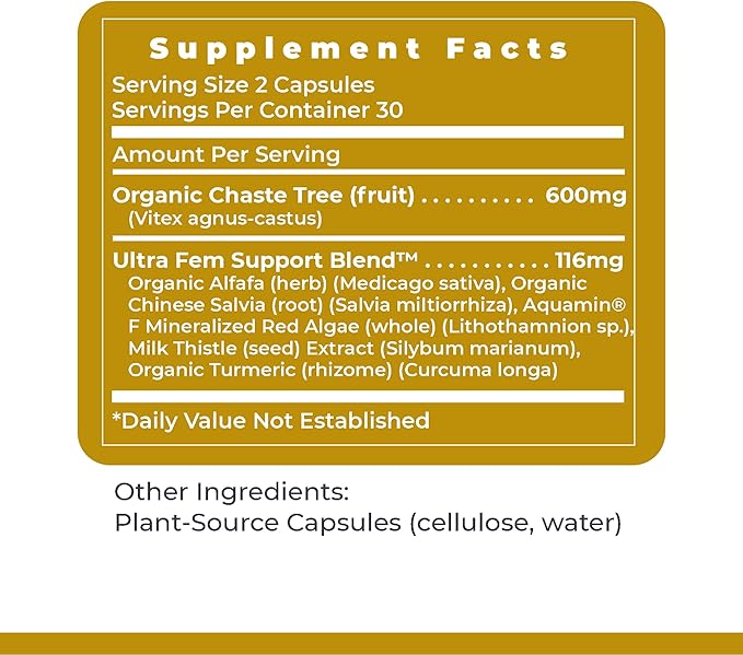 Premier Research Labs Fem Balance FX- Chasteberry Supplement for Women Hormone Balance Support, Chaste Tree Supplement w/Organic Chasteberry Extract, Natural Support for Women- 60 Vegetarian Capsules