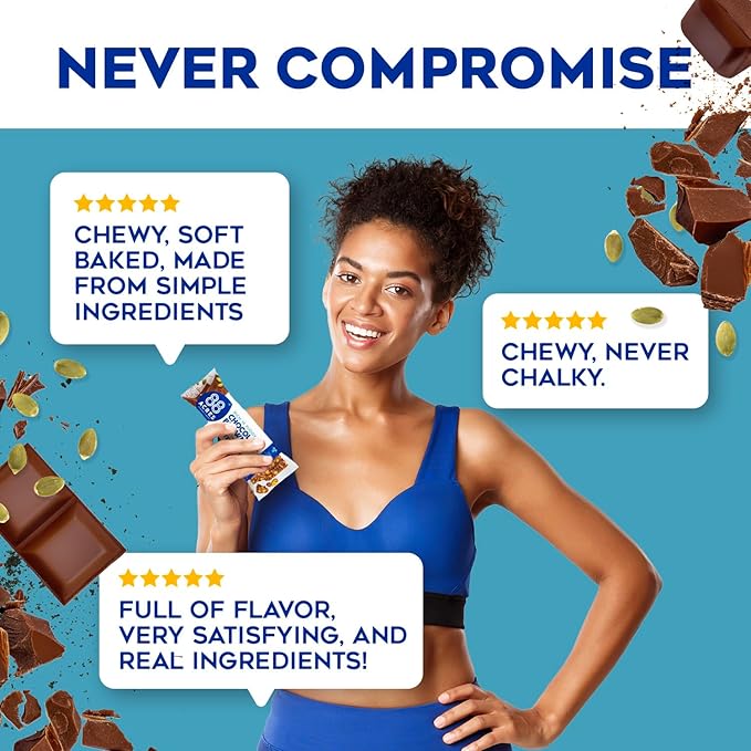 88 Acres Pumpkin Seed Protein Bars, Fudge Brownie, 9 Count, 12g Plant-Based Protein, Gluten Free, Nut Free, School Safe Snack Bar, Vegan, Non-GMO, Individually Wrapped