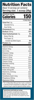 Vega All in One Nutrition Organic - 20g Plant-Based Pea Protein, Berry, 20 Servings, Vitamins A & C, Probiotics, Greens, Vegan, Keto, Gluten Free, 24.3oz (Packaging May Vary)