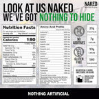 NAKED Whey Chocolate Peanut Butter Protein Powder, Grass Fed Whey, No GMO, No Soy, and Gluten Free. Nothing Artificial, Aid Growth and Recovery - 21 Servings