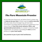 Pure Mountain Botanicals Chaste Tree Berry Capsules - Kosher Vegan Caps with 400mg Organic Vitex Chasteberry Supplement
