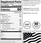 Norcal Hydrolyzed Collagen Peptides, 12oz | 20g Protein, 0g Carbs/Fat | Grass-Fed Brazilian Cows | for Easy Mixing & Bioavailability | US GMP Certified