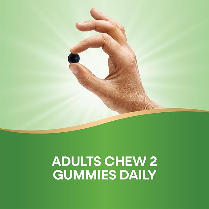 Nature’s Way Chlorofresh Chlorophyll Gummies, Supports Healthy Skin and Body Detox*, Internal Deodorant*, Orchard Fruit Flavored, 60 Gummies