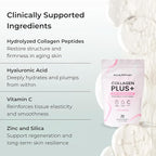 Sculpiflex Hydrolyzed Collagen Peptides Powder, Marine, Bovine, and Chicken Unflavored Multi Collagen Complex for Women, Firms Skin and Boosts Elasticity, Hydrating with Hyaluronic Acid (30 Servings)