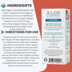 Aloe Cadabra Flavored Personal Lubricant Organic Passion Lube for Women, Men & Couples, Mango Passion 2.5 Ounce (Pack of 5)