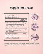 Vitamin Bounty Women's Pro-Daily Probiotic - Supports Vaginal, Digestive & pH Balance, 10 Billion CFUs, 5 Strains + Cranberry - 2 Pack of 60 Capsules