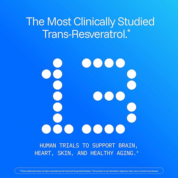 ProHealth Resveratrol 1000mg | Pure Trans-Resveratrol | Plus Quercetin, Red Wine & Green Tea Extract | Clinically Studied to Support Cellular Health, Memory, Healthy Aging | 60 Capsules (Pack of 2)