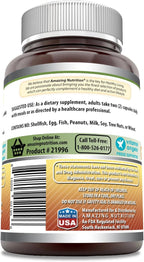 Amazing Formulas Ginseng Complex - 1000 Mg Per Serving, Capsules (Non-GMO,Gluten Free) Supports Healthy Immune System - Supports Energy Production - Boosts Mental Alertness. (240 Count)