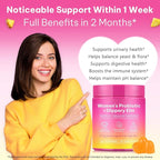 PH Balance for Women Gummies – Feminine Probiotic Gummies, Pineapple Flavor, Daily Support for pH Balance, Gut & Immune Health(2 Pack)