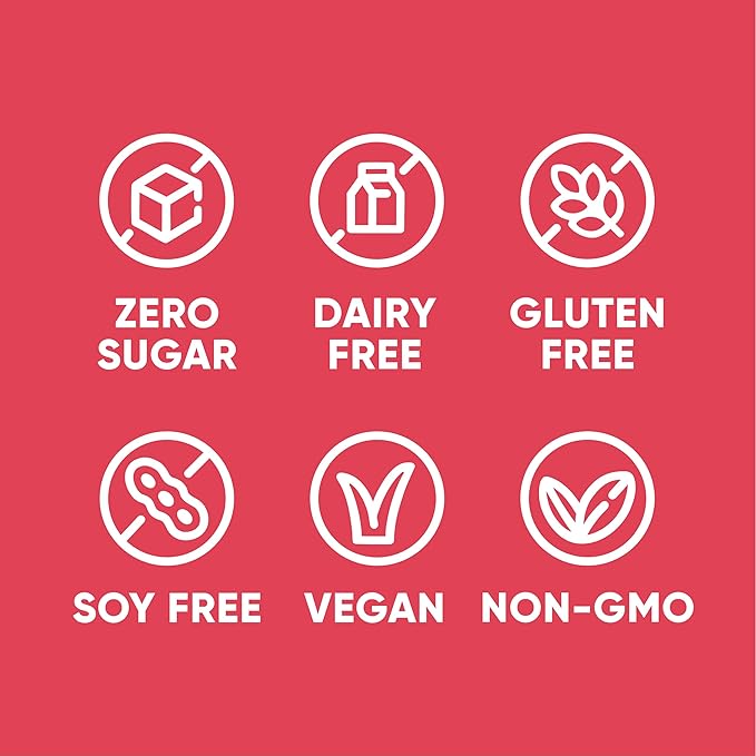 Pirq Plant Based Protein Shake, 21g Vegan Protein, 25 Superfoods, 0g Sugar, Dairy-Free, Gluten-Free, and Soy-Free, (12 Pack)(Strawberry)