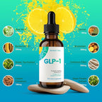 Huritan's Vride GLP-1 Drops for Women & Men - Premium GLP-1 Supplement with Berberine, Cinnamon, Green Tea Extract & Bromelain for Daily Wellness & GLP1 for Weight Loss Support - 2 Pack