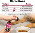 Glucosamine for Dogs, Liquid Hip and Joint Supplement, Chondroitin Drops for Dogs, Joint Drops for Dog, Dog Supplement for Mobility Pain Relief - 60ml
