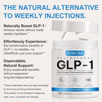 GLP-1 Weight Management Supplement for Women & Men, GLP1 Appetite Control, Energy & Digestion Balance - Vegan, Gluten-Free, Dairy Free, 90 Capsules (Pack of 1)