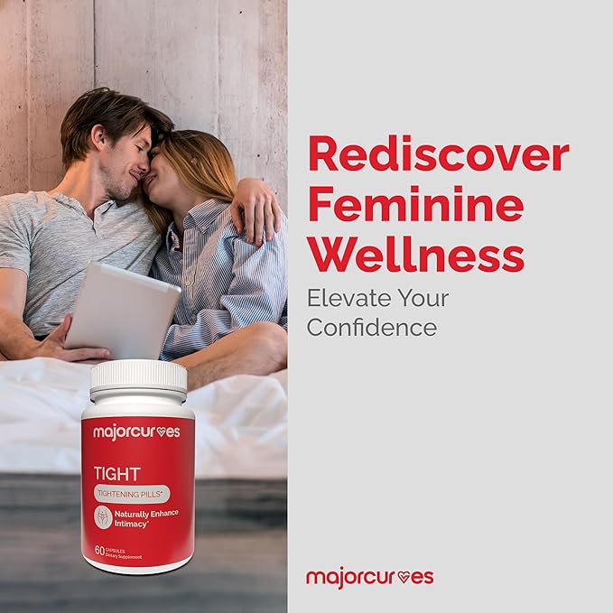 Vaginal Tightening Pills – Feminine Support Supplement for Tone, Moisture & Intimate Wellness – V Rejuvenation & Odor Control with Herbal Extracts – Made in USA
