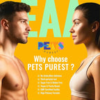 Pets Purest EAA Gummies 120 Gummies (Orange), Essential Amino Acids - All 9 Essential Aminos (EAA) and All Branched-Chain Aminos (BCAAs), Non-GMO, Gluten Free, Vegetarian Friendly