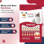 Cat Treats Lickable | Grain-Free Cat Food Toppers, High Protein | Creamy Puree Squeeze Ups with Vitamin E & Taurine, Digestible Formula | 0.5 oz. Each Tube, Chicken Flavor | 10 Tubes