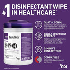 Professional Disposables Surface Disinfectant Super Sani-Cloth Wipes, 160Count (Pack of 2)