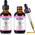 Collagen for Cats, Liquid Collagen for Cat, Liquid Skin and Coat Itch Relief for Cat with Biotin, Collage Supplement for Cats Salmon Flavor-120ml