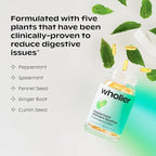 wholier Peppermint Oil, Ginger Root Oil for Bloating Relief, Nausea Relief, Upset Stomach Relief + Gut Health. Daily Herbal Supplement. Peppermint Stomach Soother. (60 Vegan Capsules) Glass Bottle