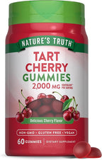 Nature's Truth Tart Cherry Gummies | 60 Count | Vegan, Non-GMO & Gluten Free Supplement | Cherry Flavor