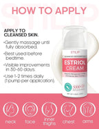 Estrogen Cream for Women–Estriol Cream for Women Menopause Support, Hydrating Phytoestrogen Moisturizer with Pueraria Mirifica & Soy Isoflavones, Firms Skin and Hormone Balance, 3.5 oz