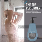 Men's Intimate Wash | pH Balanced Daily Hygiene Gel | Freshness & Odor-Control Formula with Menthol | Gentle Cleansing for the Groin Area | Male Hygiene Product | 4.23 fl oz