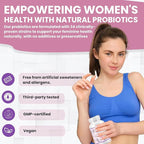 Probiotics for Women with Prebiotic Cranberry d Mannose Digestive Enzymes & Hibiscus 34 Strains 100 Billion CFU Feminine Care Supplement for Vaginal Gut Urinary Health and pH Balance Support