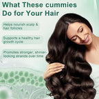 Sea Moss Gummies for Hair Loss，Hair Loss Gummies with Organic Sea Moss，Pearl Powder & Aloe Vera,Vitamin C, Vitamin E, Supports Hair & Skin Wellness Dietary Supplement — 60 Gummies