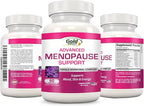 Advanced Menopause Support - Natural Female Hormonal Complex for Hot Flashes, Mood Swings & Vaginal Dryness - Black Cohosh, Soy Isoflavones & Herbal Extract Formula - Does Not Include Hormones