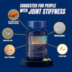 Motion – Advanced Joint Support: Hyaluronic Acid + Glucosamine + Curcumin + Type II Collagen – Flexibility, Mobility & Comfort – 30 Caplets 850 mg