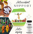 Research Labs 2X Potency Micronized Resveratrol Supplement 2 Fer 1 Ad - 1200mg Per 2 Capsules, 120 Total - Potent Antioxidants Supplement, Trans Resveratrol for Heart Health
