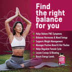 Hormone Balance + Probiotics for Women- Natural Menopause Relief, Weight Management, Bloating, Hot Flashes, PMS | Organic Maca, Chasteberry, Dong Quai & Black Cohosh | Non GMO |120 V Capsules