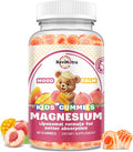 Liposomal Kids Magnesium Gummies- Magnesium Glycinate Gummies for Kids Supplement-w/Omega-3, Vitamin B6, D3- Support Calm Stress Relief, Bones, Mood, Peach & Mango Flavor, 60 Count