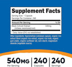 Nutricost Black Cohosh 540mg, 240 Capsules - Non-GMO, Gluten Free
