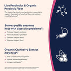 Doctor's Recipes Probiotics for Women, 100 Billion CFU 32 Strains, with Prebiotic, Enzymes & Cranberry, Shelf Stable, Delayed Release, 60 Caps