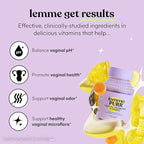 Lemme Purr Vaginal Probiotic Gummies for Women - Balanced pH, Healthy Odor, Yeast Balance & Flora Support + Vitamin C for Immune Health - Tasty Pineapple (60 Count) (Pack of 2)
