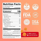 Day One Electrogummies - 60pcs. of Peach Mango Flavored Electrolyte Gummies for Hydration - Packed with Essential Electrolytes Ideal for Workouts, Running, Hiking and More