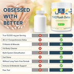 Detox Powder Supplement for Men & Women, Natural Herbal Formula for Liver, Kidney & Digestion, Natural Flavor, 30 Servings