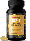 GLP-1 Support Probiotic Supplement for Weight Loss - Daily GLP1 Support with Berberine for Women to Support Metabolism Gut Wellness Boost Fat Burn - Natural Oral Probiotics