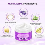 Topical Magnesium Lotion Cream for Sleep: Natural Magnesium Body Butter for Sweet Sleep/Leg Cramps/Feet/Arms/Muscle Pain Relaxation - Calm Moisturizing Day and Nightime Cream for Women and Men 4 oz