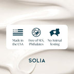 Solia Magnesium Cream, USA-Made Unscented Topical Magnesium Lotion for Feet Soreness, Muscle Balm Mag Oil Body Butter, Foot Cream for Feet, Rub for Muscle Soreness, 4oz