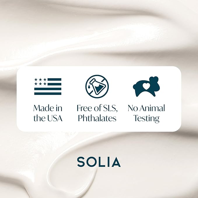 Solia Magnesium Cream, USA-Made Unscented Topical Magnesium Lotion for Feet Soreness, Muscle Balm Mag Oil Body Butter, Foot Cream for Feet, Rub for Muscle Soreness, 4oz