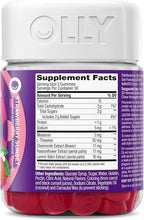 OLLY Sleep Gummy, 3 mg Melatonin, L-Theanine, Chamomile, Lemon Balm, Sleep Aid, Strawberry, 60 Count