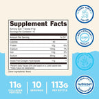 Nutricost Collagen Peptides Powder 4 oz (Unflavored) Type I, Type III Collagen - Grass-Fed, Gluten Free and Non-GMO