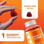 Vitamatic Vitamin D3 Gummies – 5000 IU Per Gummy – 60 Gummies