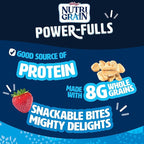 Nutri-Grain Power-Fulls Soft Baked Oat Bites, Protein Snacks, Whole Grain, Strawberry (5 Boxes, 20 Pouches)