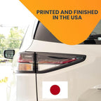 Magnet Me Up Japan Japanese Flag Car Magnet Decal, 4x6 Inches, Heavy Duty Automotive Magnet for Car, Truck SUV