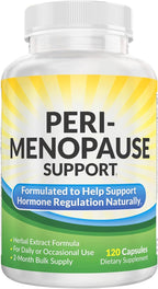Perimenopause Support (2-Month) Supplement Blend | Women's Health & Hormone Support with 11 Herbs & Extracts | Female Hormonal Balance Supplements | 60-Day Bulk Supply | 120 Capsules