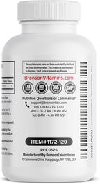 Bronson CoQ10 100 MG High Potency Cellular Energy Production, 120 Vegetarian Capsules